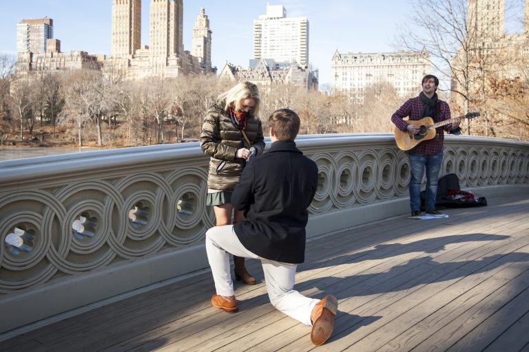 Photo Engagement Proposal Advice: Add a Musician!