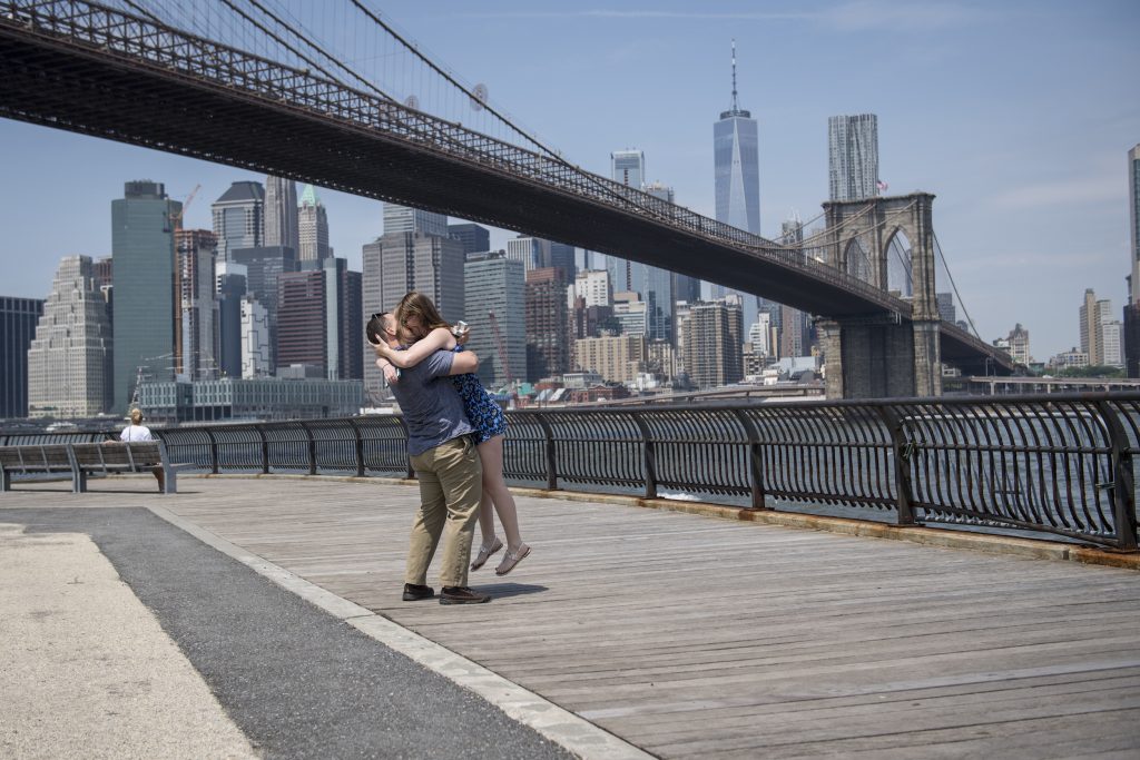 Photo Sean’s New York Skyline Engagement Proposal