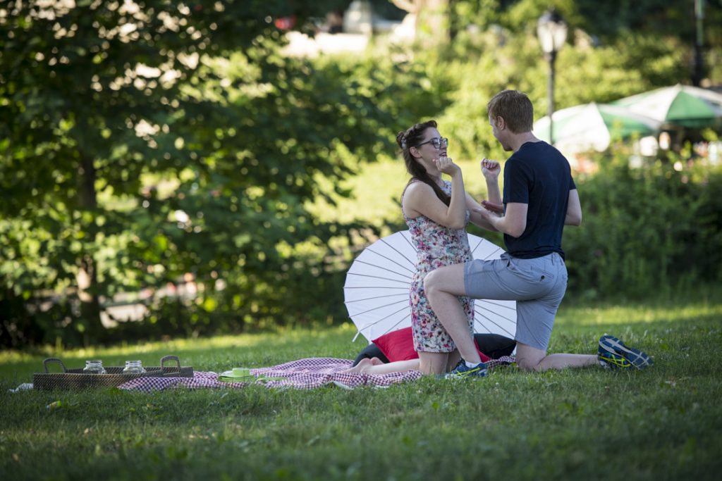 Photo Amazing Summer New York Engagement Proposals