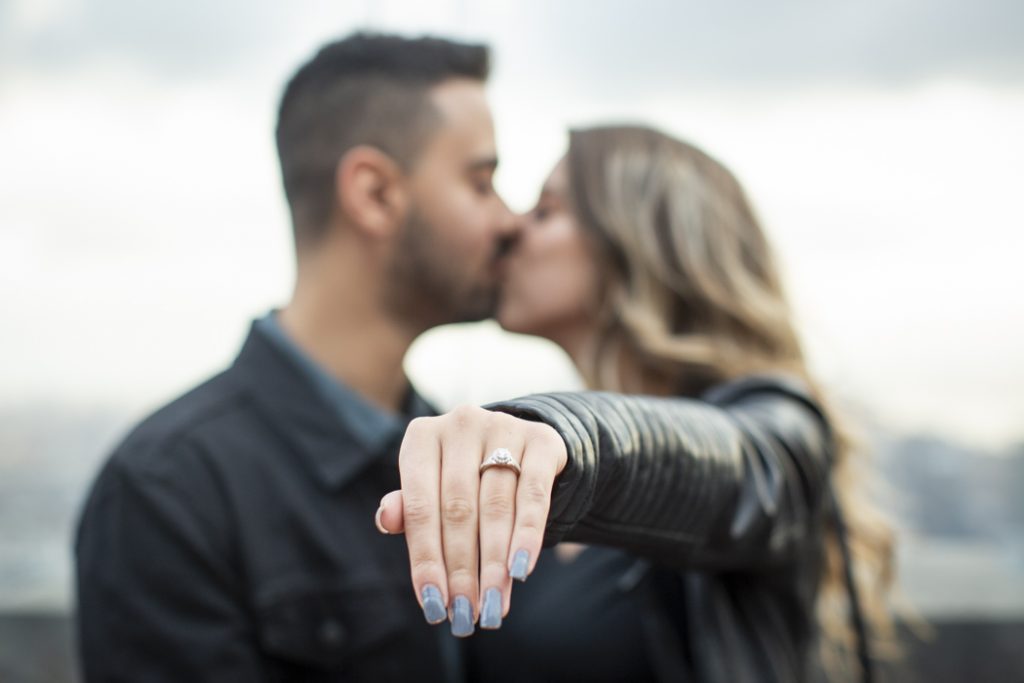 Photo Top of the Rock Engagement Proposals: Steven and Casandra