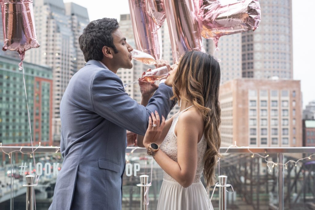 Photo Boston Engagement Proposal Ideas: Alok’s Envoy Hotel Proposal