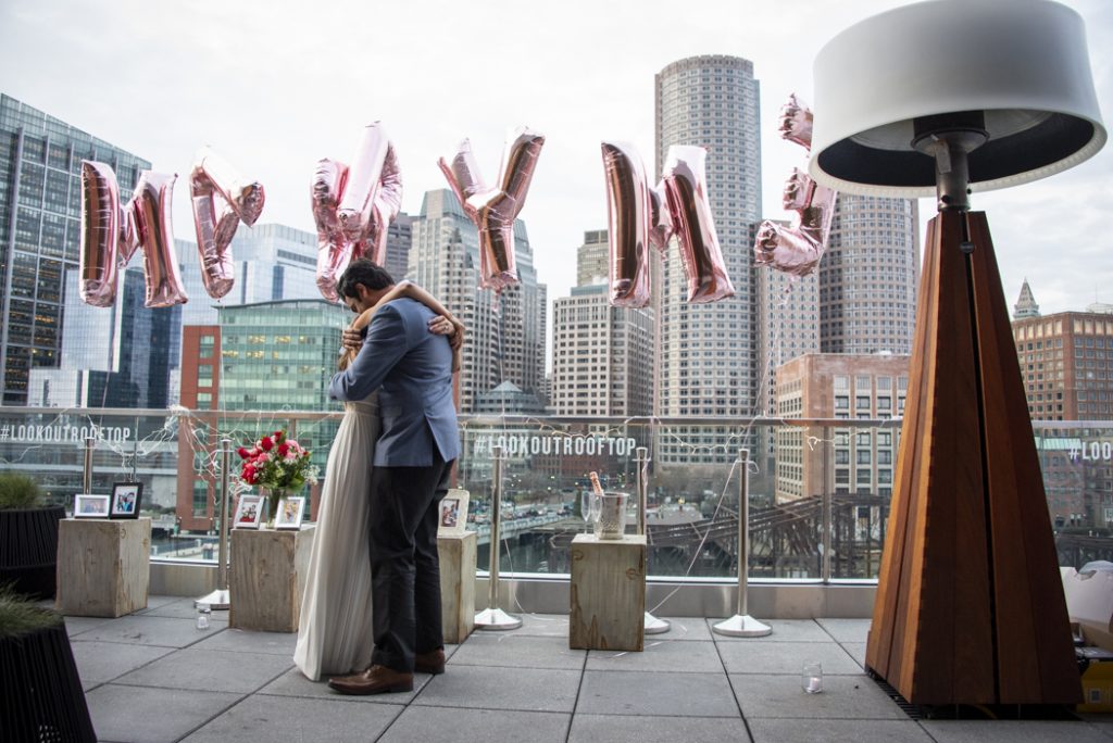 Photo Boston Engagement Proposal Ideas: Alok’s Envoy Hotel Proposal