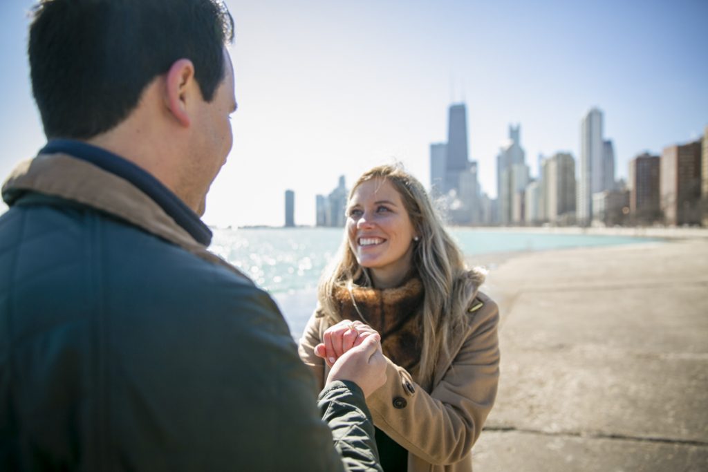 Photo Juan’s Romantic Chess Pavilion Chicago Engagement Proposal