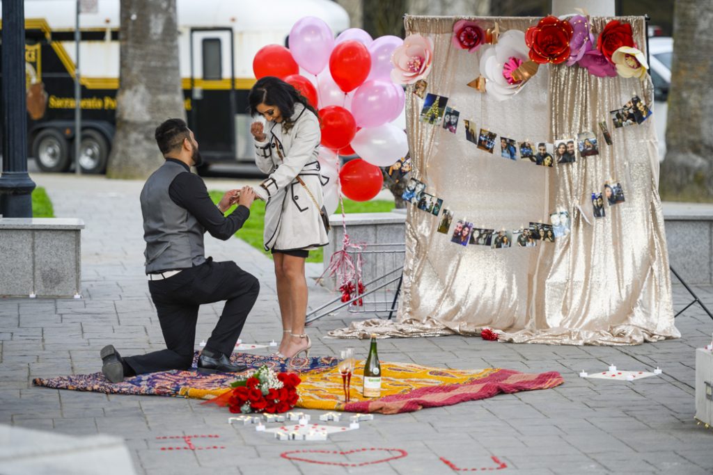 Sacramento Engagement Proposal Photography