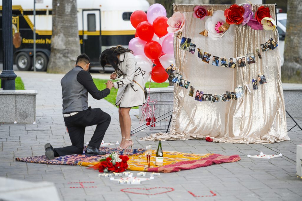 Sacramento Engagement Proposal Photography