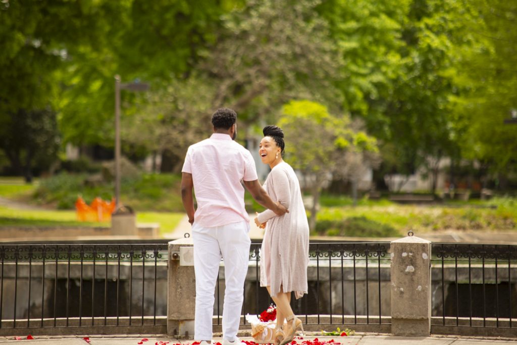 Photo Charlotte Engagement Proposals: Desmond and Rae’Shawnda