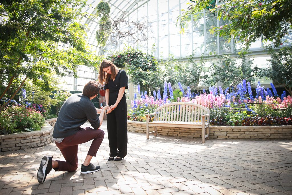 Photo Chicago Proposal Photographer: Eric and Yasmin