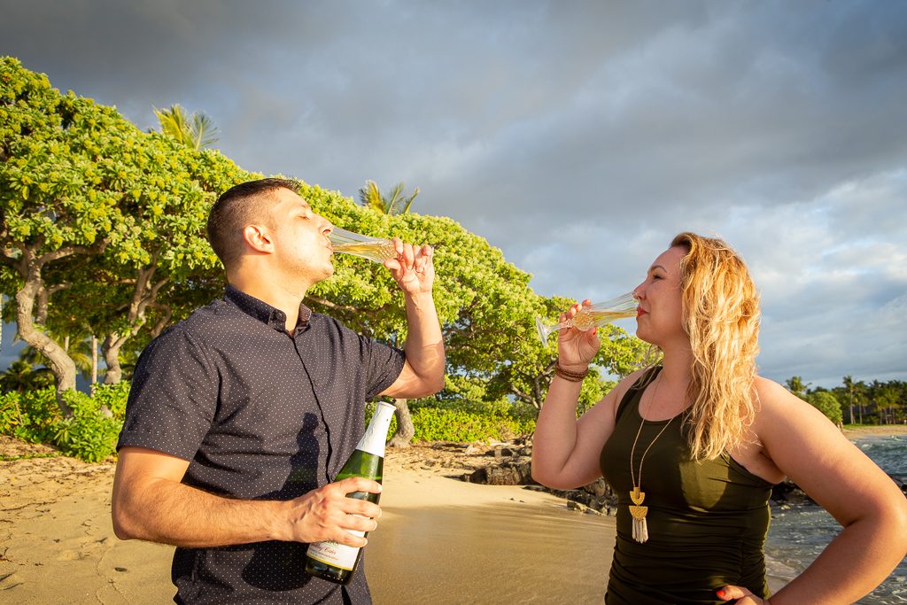 Hawaii Big Island Proposal Photography