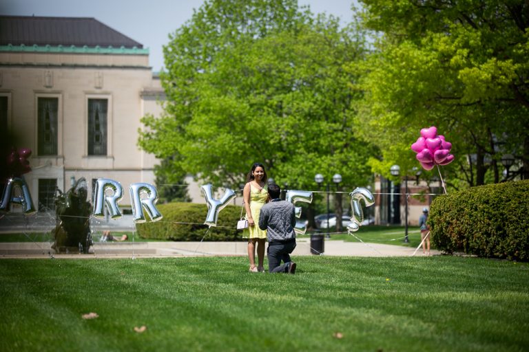 Photo Detroit Engagement Proposal Photography: Kunjan and Stuti