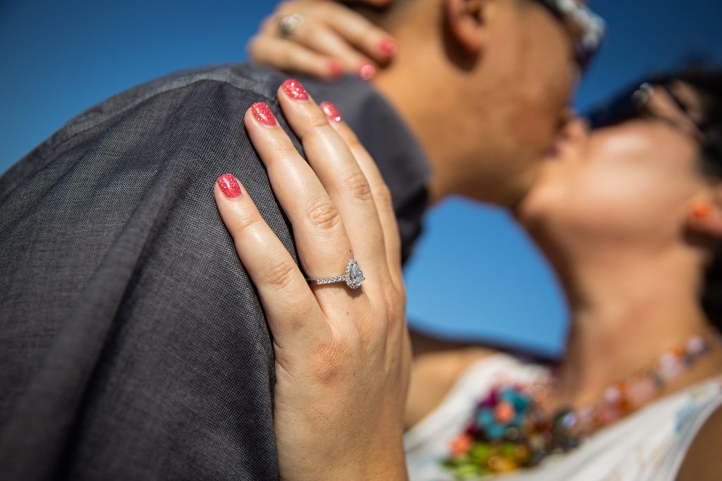 Photo Galveston Engagement Proposal Photographer: Anthony’s Beach Proposal
