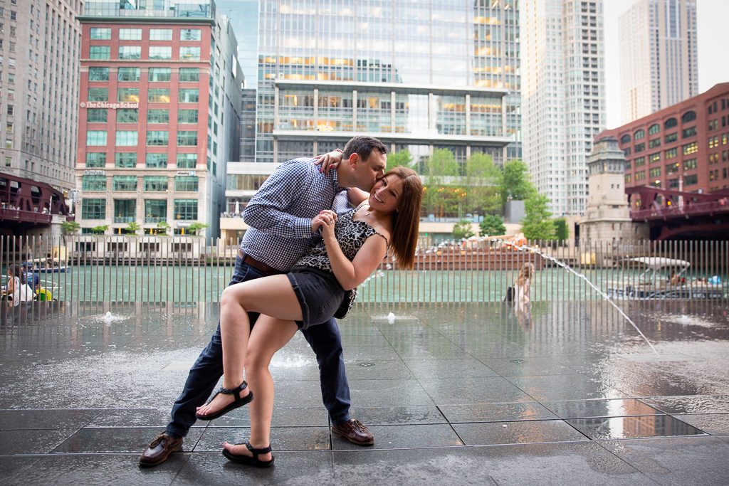 Photo Chicago Riverwalk Proposal Photos | Josh and Ariana