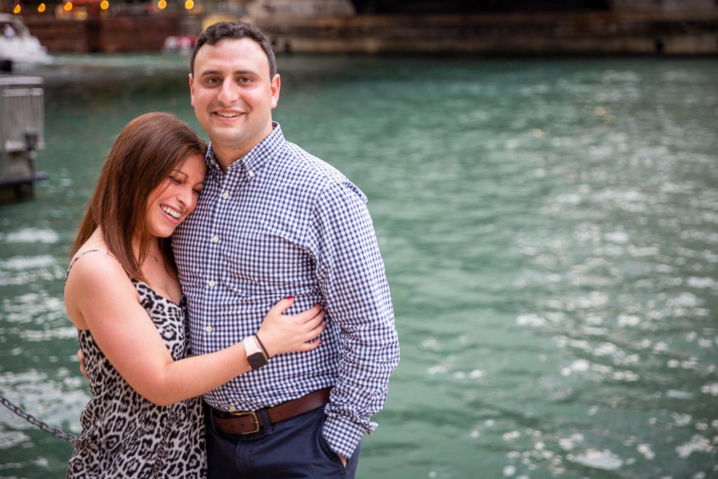 Photo Chicago Riverwalk Proposal Photos | Josh and Ariana
