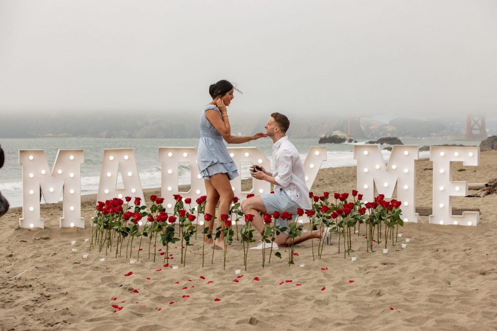 Photo A Love Story: From Denver to San Francisco. JT and Nashel’s magical Baker Beach surprise proposal. Photo A Love Story: From Denver to San Francisco. JT and Nashel’s magical Baker Beach surprise proposal.